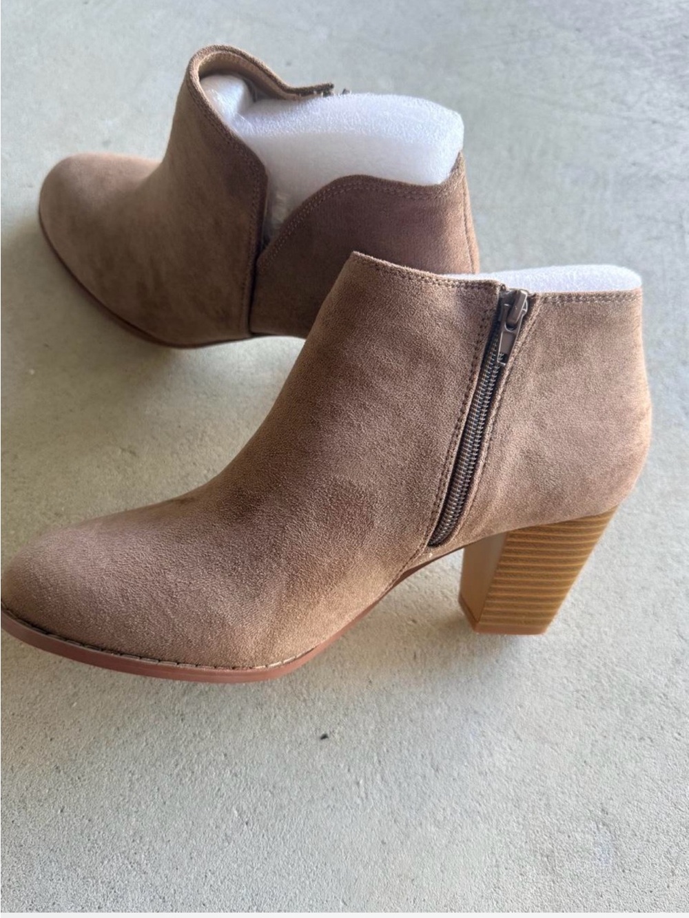 NWOT Tan Ankle Boots